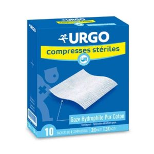 Urgo Compresses stériles 30x30cm boîte de 10