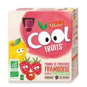 Vitabio COOL FRUITS Pomme Fraise 4x 90g