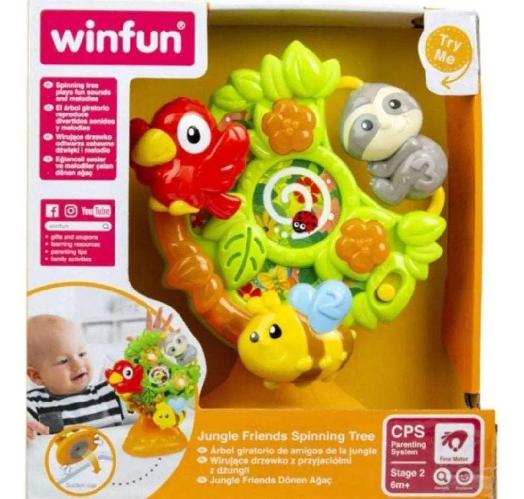 Winfun jouet pour bébé - Arbre tournant avec lumière et son