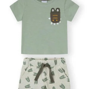Yatsi Ensemble short et t-shirt pour garçons 100% cotton